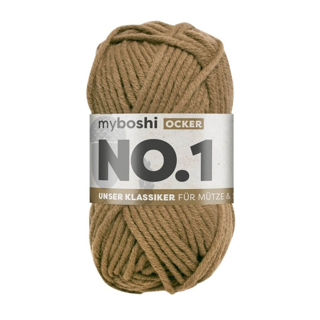 myboshi No.1, Farbe Ocker – Merino und Synthetik bei Lieblingsgarn