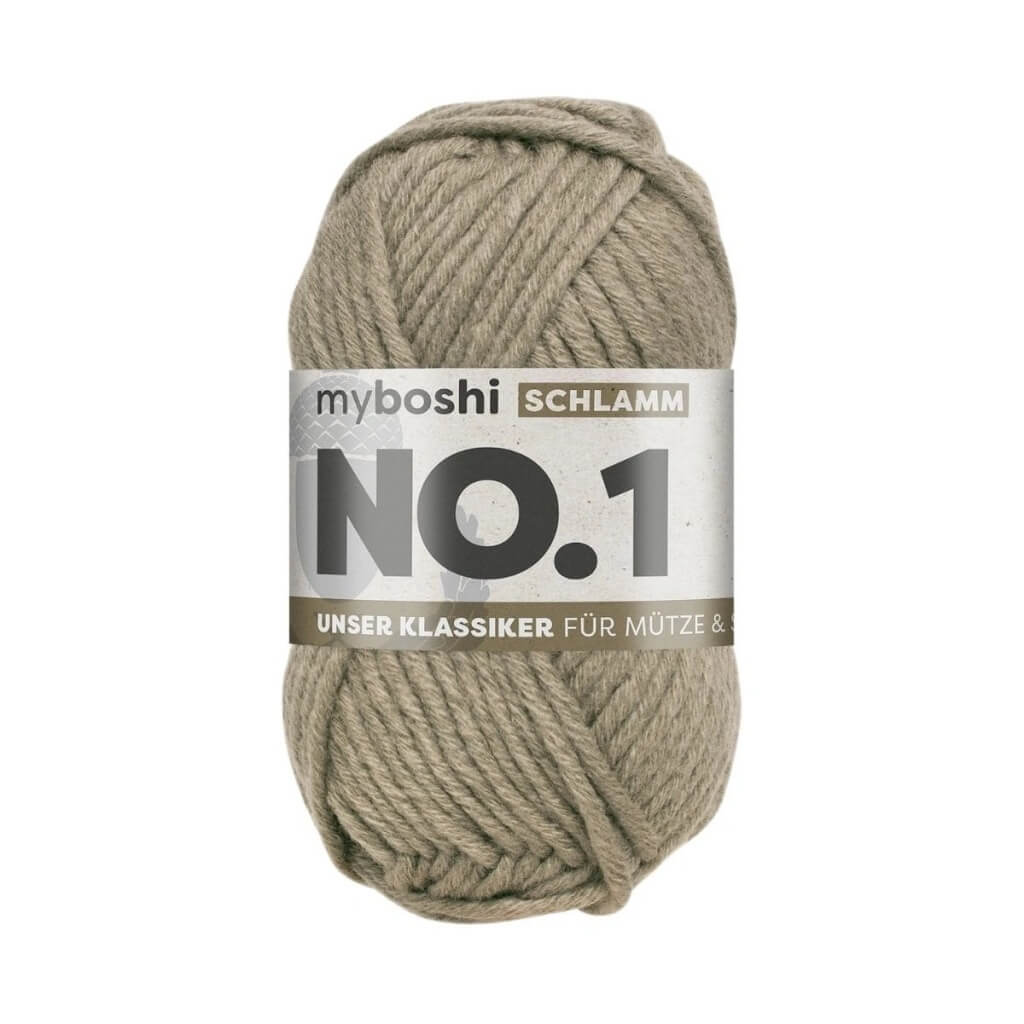 myboshi No.1, Farbe Schlamm – Merino und Synthetik bei Lieblingsgarn