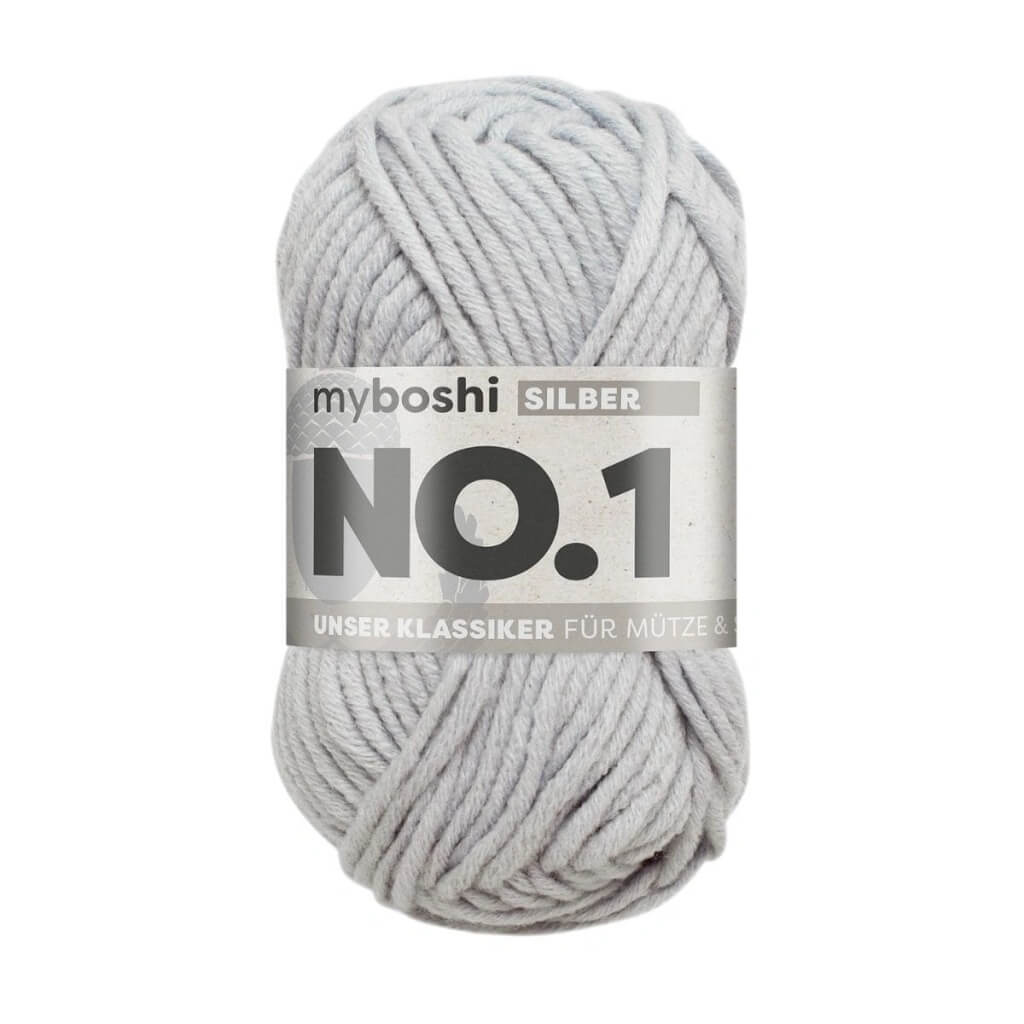 myboshi No.1, Farbe Silber – Merino und Synthetik bei Lieblingsgarn