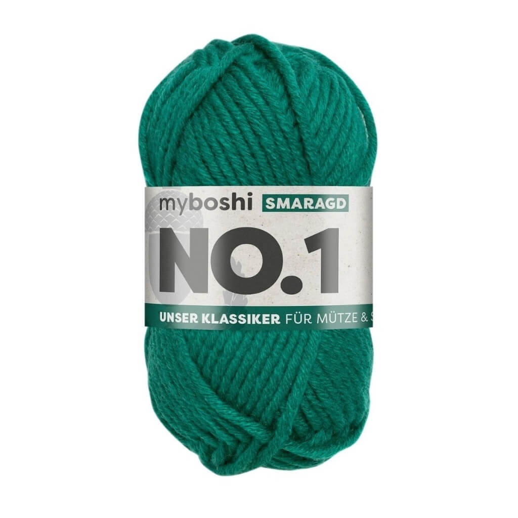 myboshi No.1, Farbe Smaragd – Merino und Synthetik bei Lieblingsgarn