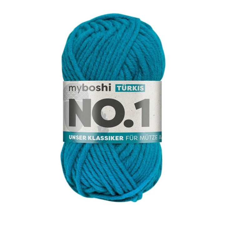 myboshi No.1, Farbe Türkis – Merino und Synthetik bei Lieblingsgarn
