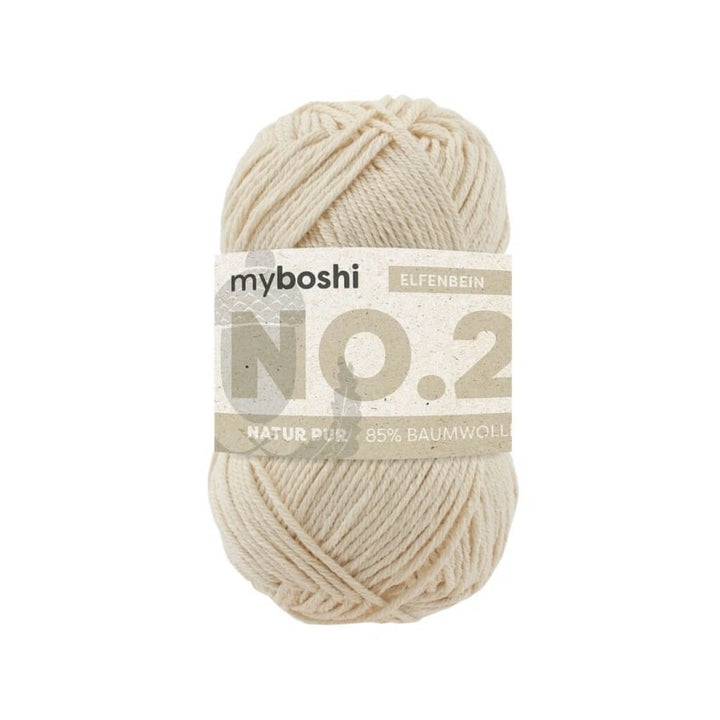 myboshi No.2, Farbe Elfenbein – Baumwolle und Sonstige Naturfasern bei Lieblingsgarn