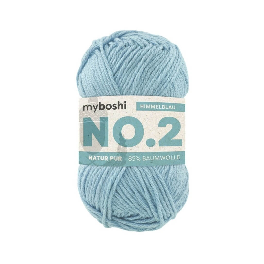 myboshi No.2, Farbe Himmelblau – Baumwolle und Sonstige Naturfasern bei Lieblingsgarn