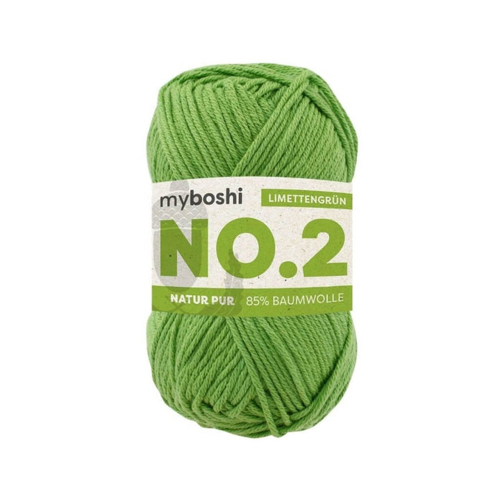 myboshi No.2, Farbe Limettengrün – Baumwolle und Sonstige Naturfasern bei Lieblingsgarn