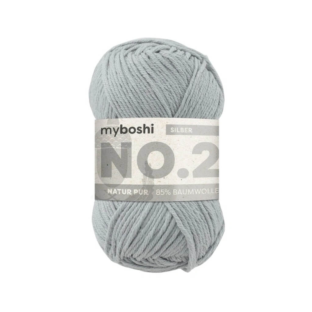 myboshi No.2, Farbe Silber – Baumwolle und Sonstige Naturfasern bei Lieblingsgarn