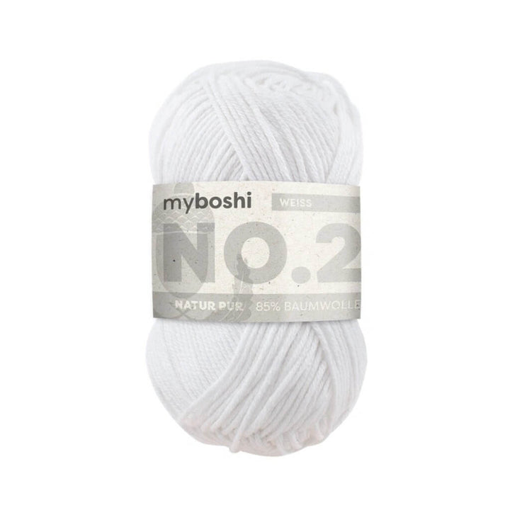 myboshi No.2, Farbe Weiß – Baumwolle und Sonstige Naturfasern bei Lieblingsgarn