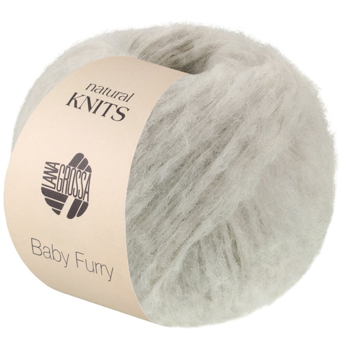 Lana Grossa Baby Furry, Farbe 10 Hellbeige – Alpaka, Baumwolle und Merino bei Lieblingsgarn