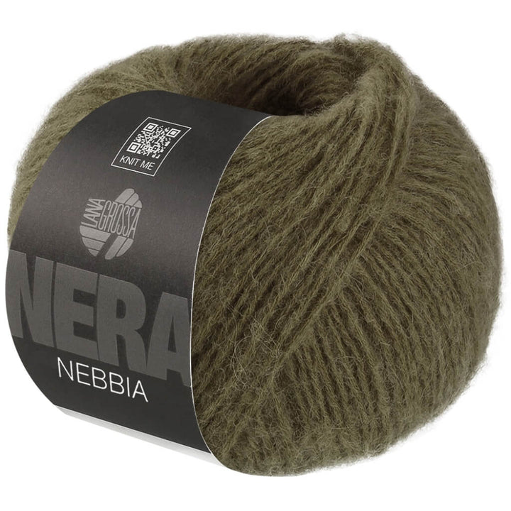 Lana Grossa Nebbia, Farbe 23 Waldgrün – Alpaka und Merino bei Lieblingsgarn
