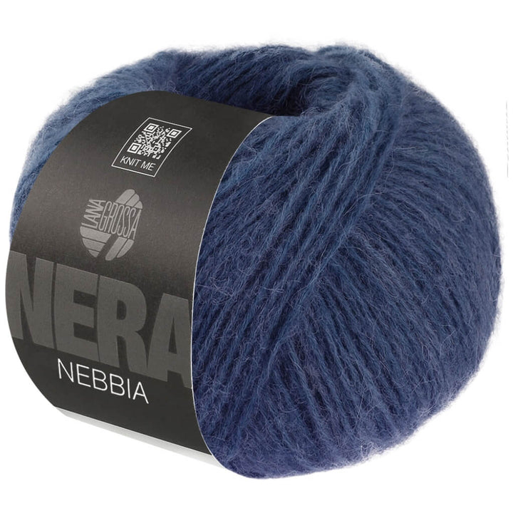 Lana Grossa Nebbia, Farbe 24 Dunkelblau – Alpaka und Merino bei Lieblingsgarn