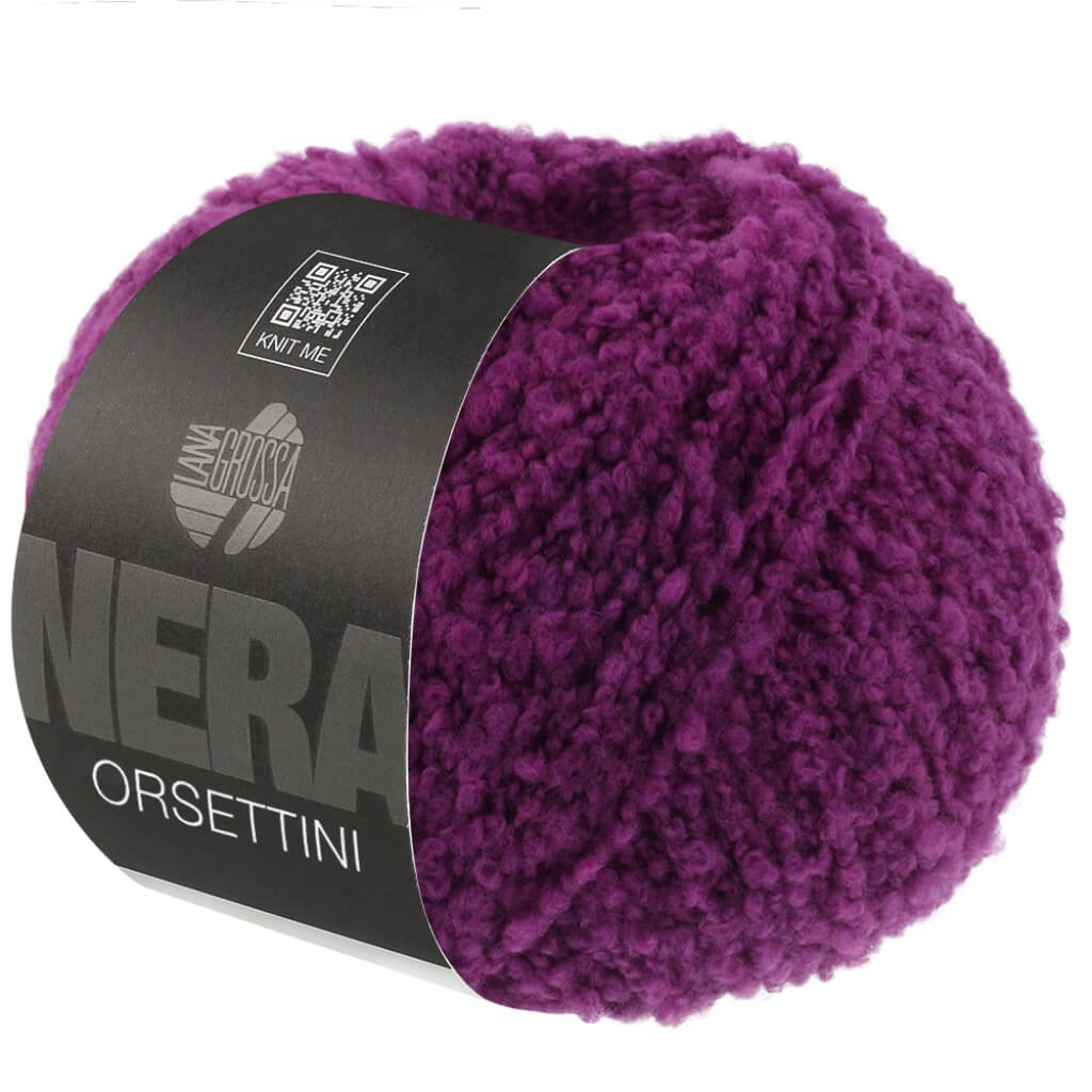 Lana Grossa Orsettini, Farbe 2 Rotviolett – Merino und Synthetik bei Lieblingsgarn