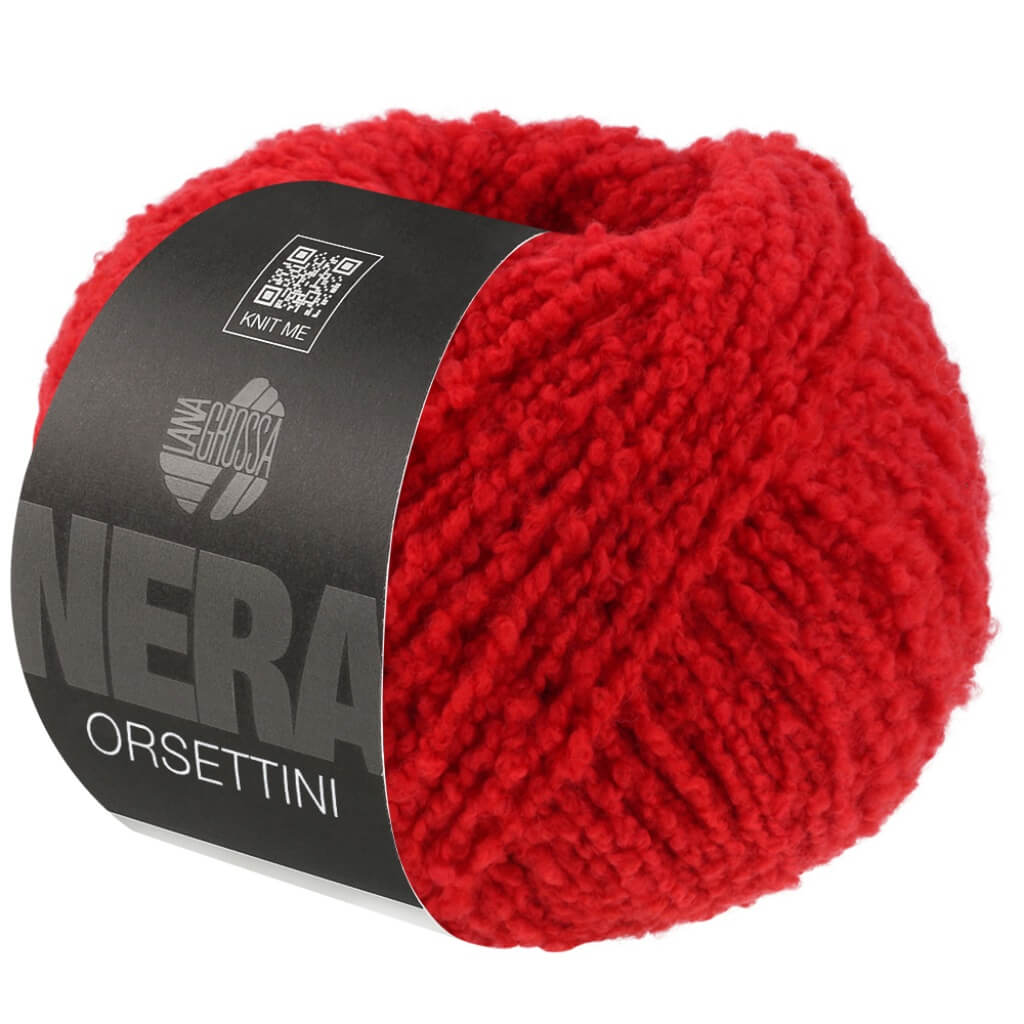 Lana Grossa Orsettini, Farbe 4 Rot – Merino und Synthetik bei Lieblingsgarn