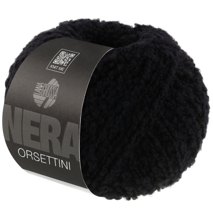 Lana Grossa Orsettini, Farbe 6 Schwarz – Merino und Synthetik bei Lieblingsgarn