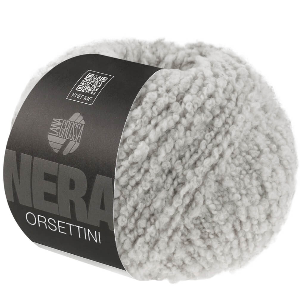 Lana Grossa Orsettini, Farbe 8 Hellgrau – Merino und Synthetik bei Lieblingsgarn