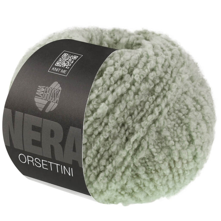 Lana Grossa Orsettini, Farbe 12 helles Graugrün – Merino und Synthetik bei Lieblingsgarn