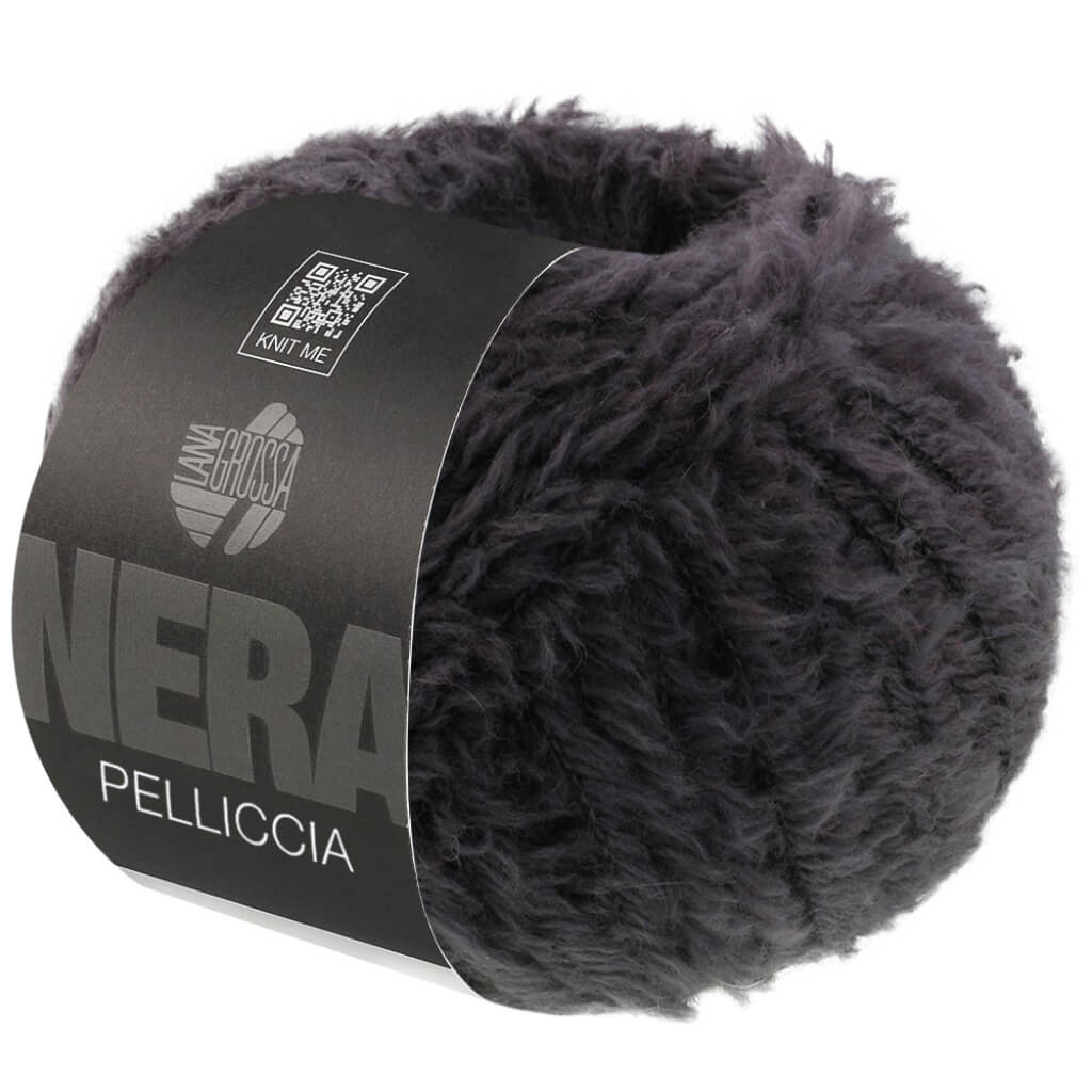 Lana Grossa Pelliccia, Farbe 7 Dunkelgrau – Alpaka, Merino und Synthetik bei Lieblingsgarn