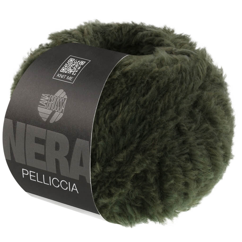 Lana Grossa Pelliccia, Farbe 11 Waldgrün – Alpaka, Merino und Synthetik bei Lieblingsgarn