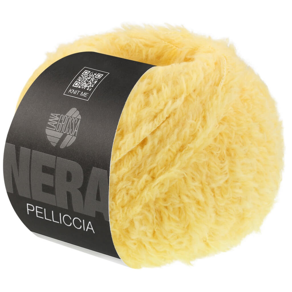 Lana Grossa Pelliccia, Farbe 12 Gelb – Alpaka, Merino und Synthetik bei Lieblingsgarn