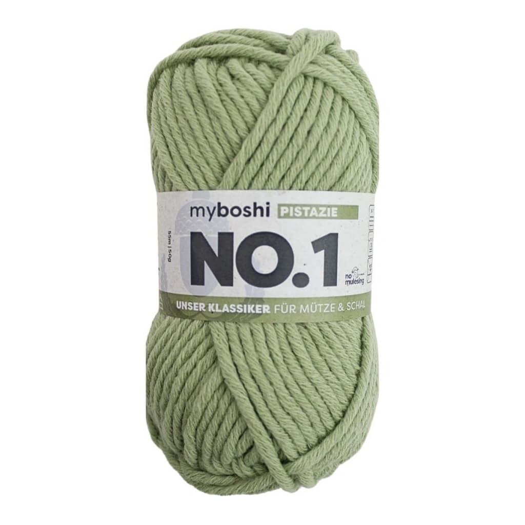 myboshi No.1, Farbe Pistazie – Merino und Synthetik bei Lieblingsgarn