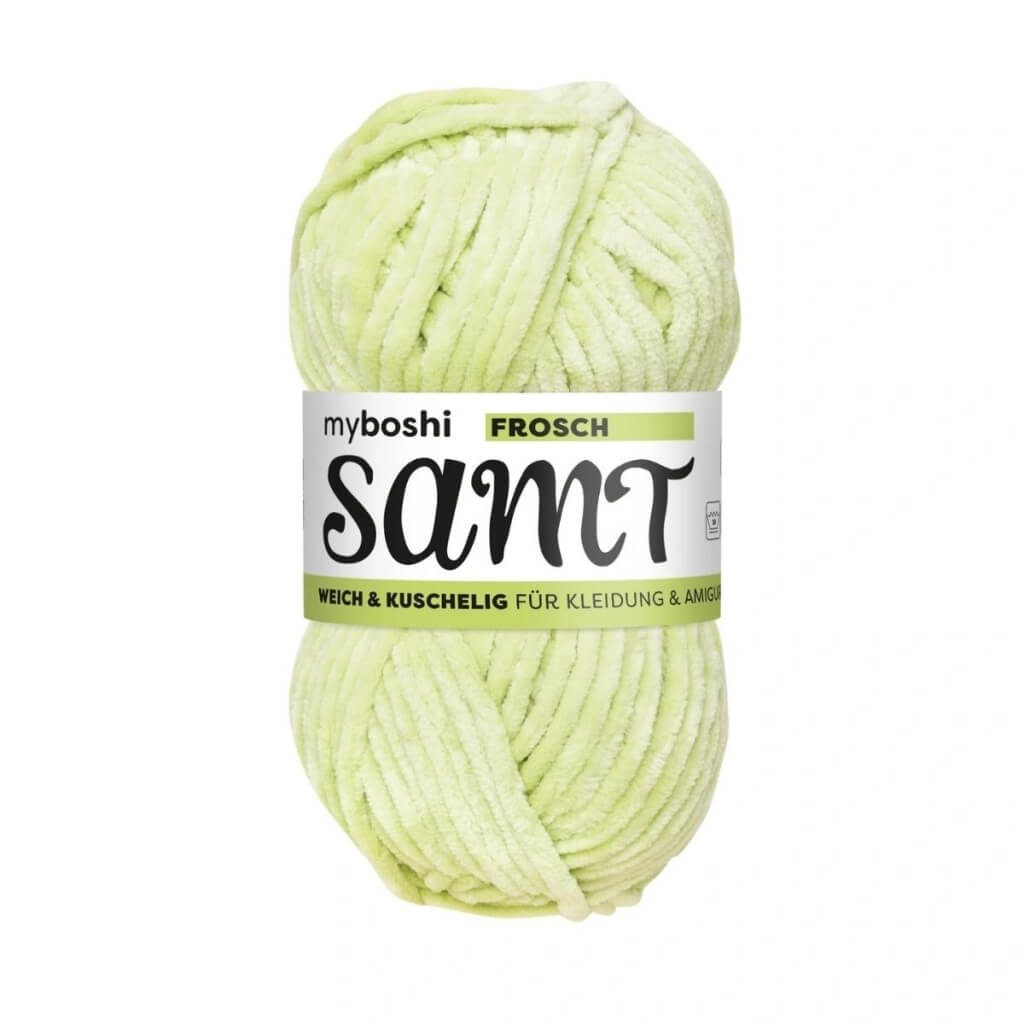 myboshi Samt, Farbe Frosch – Synthetik bei Lieblingsgarn