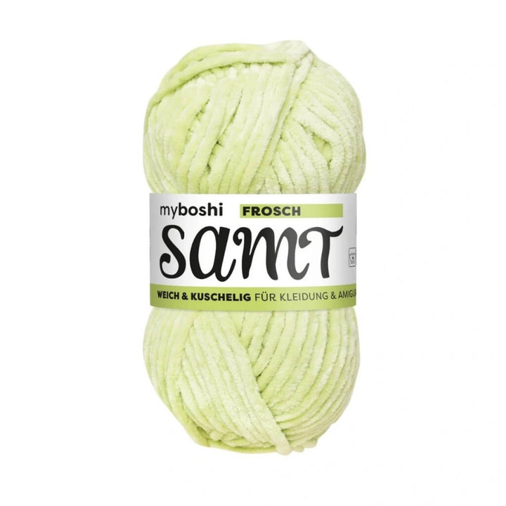 myboshi Samt, Farbe Frosch – Synthetik bei Lieblingsgarn