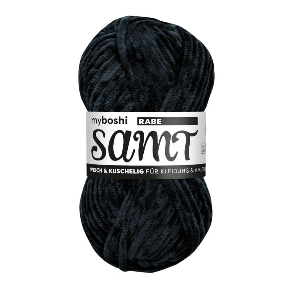 myboshi Samt, Farbe Rabe – Synthetik bei Lieblingsgarn