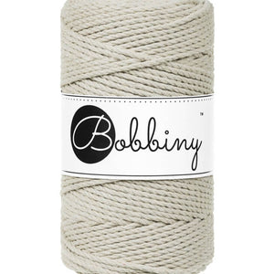 Bobbiny Makramee Garn 3mm gedreht