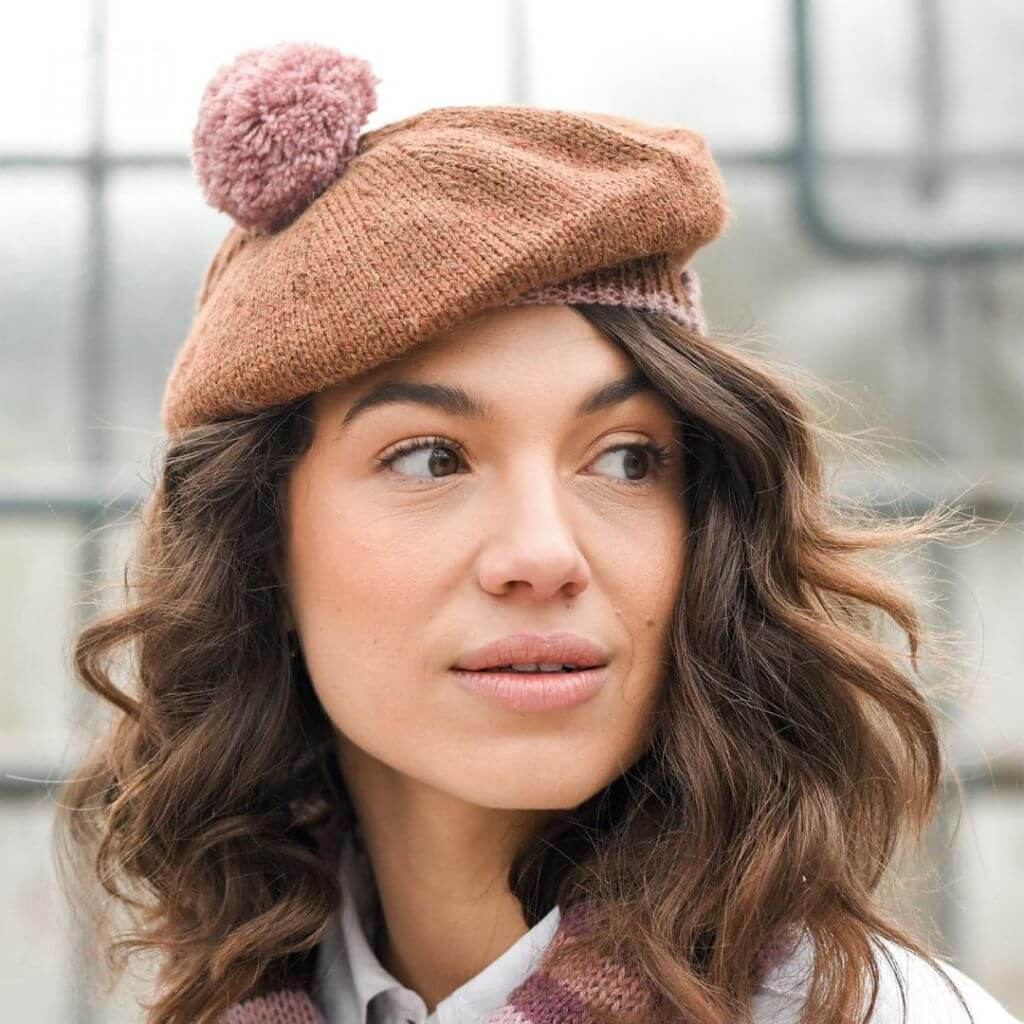 BC Garn Mütze Bente Beret Strickanleitung - BC Garn (PDF) bei bei bei bei Lieblingsgarn
