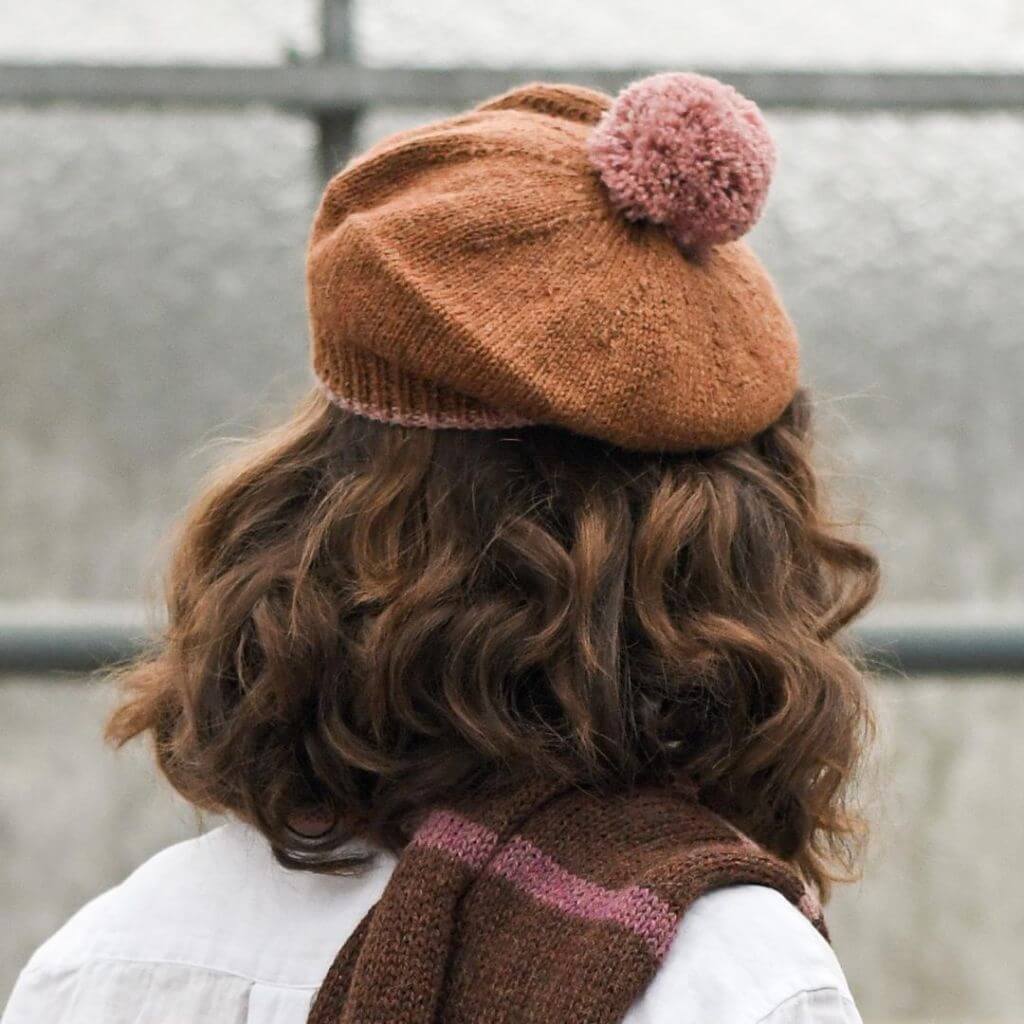 BC Garn Mütze Bente Beret Strickanleitung - BC Garn (PDF) bei bei bei bei Lieblingsgarn