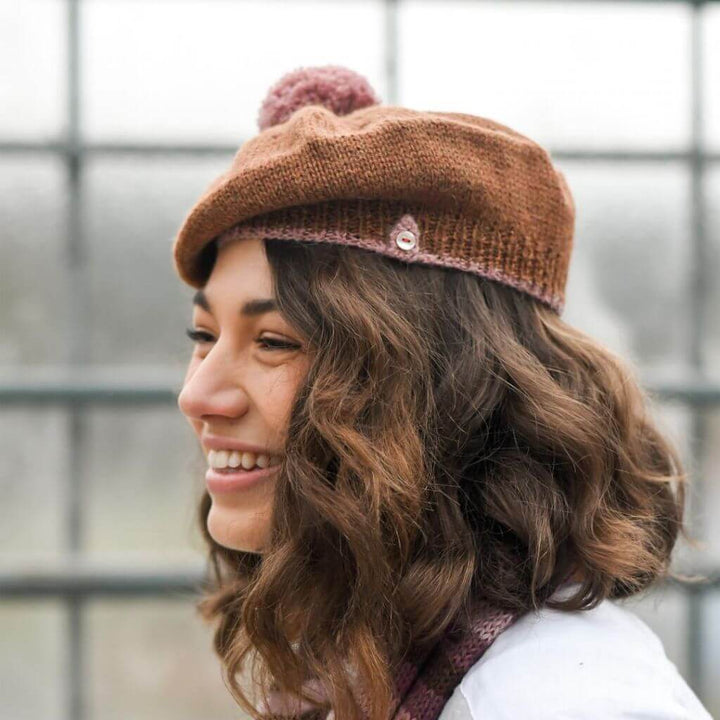 BC Garn Mütze Bente Beret Strickanleitung - BC Garn (PDF) bei bei bei bei Lieblingsgarn