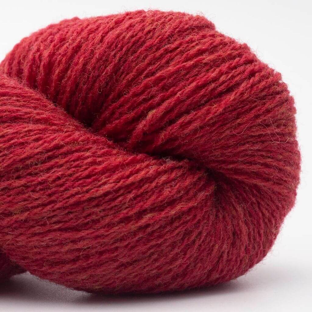 BC Garn Bio Shetland GOTS, Farbe 65 Tiefrot – Schurwolle bei Lieblingsgarn
