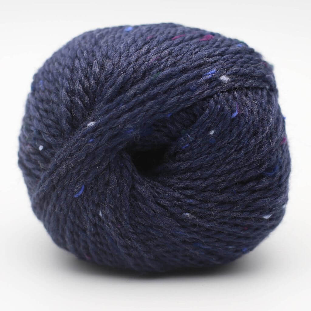 BC Garn Hamelton Tweed 1 GOTS, Farbe 1 Navy – Schurwolle bei Lieblingsgarn