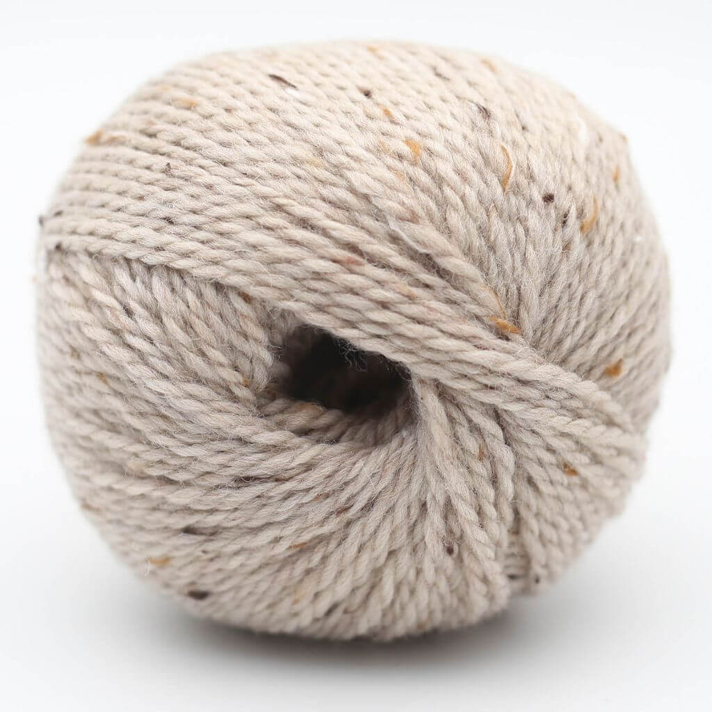 BC Garn Hamelton Tweed 1 GOTS, Farbe 3 Hellbeige – Schurwolle bei Lieblingsgarn