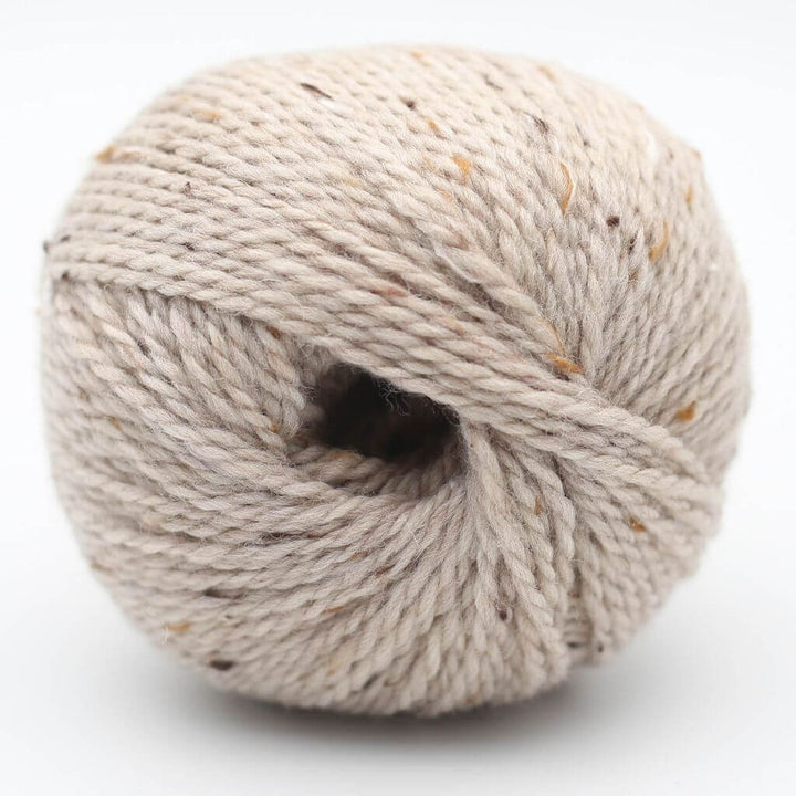 BC Garn Hamelton Tweed 1 GOTS, Farbe 3 Hellbeige – Schurwolle bei Lieblingsgarn