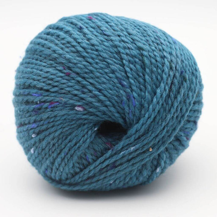 BC Garn Hamelton Tweed 1 GOTS, Farbe 4 Blau – Schurwolle bei Lieblingsgarn