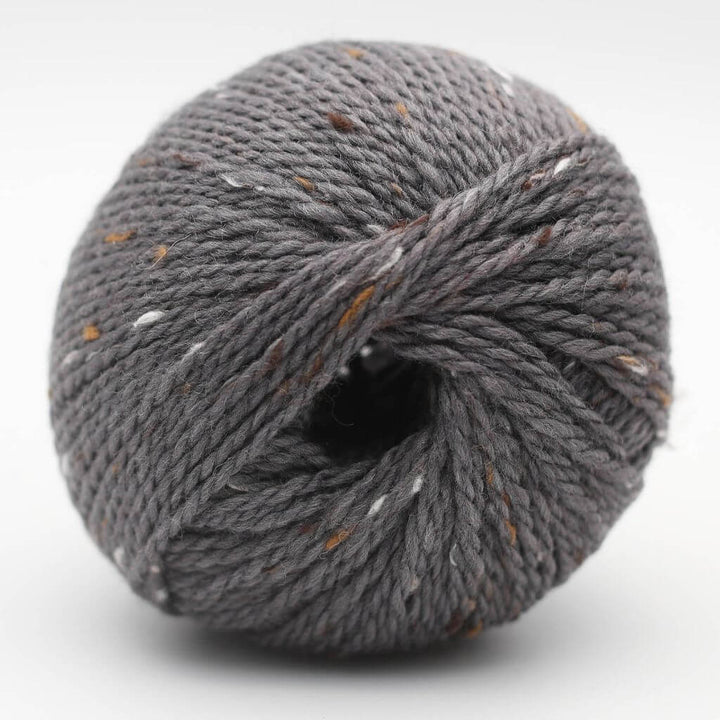 BC Garn Hamelton Tweed 1 GOTS, Farbe 16 Mittelgrau – Schurwolle bei Lieblingsgarn