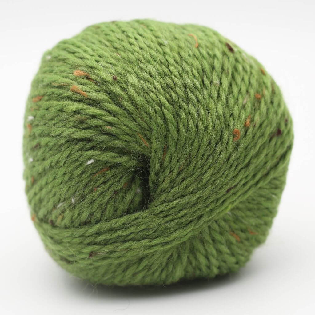 BC Garn Hamelton Tweed 1 GOTS, Farbe 24 Apfelgrün – Schurwolle bei Lieblingsgarn
