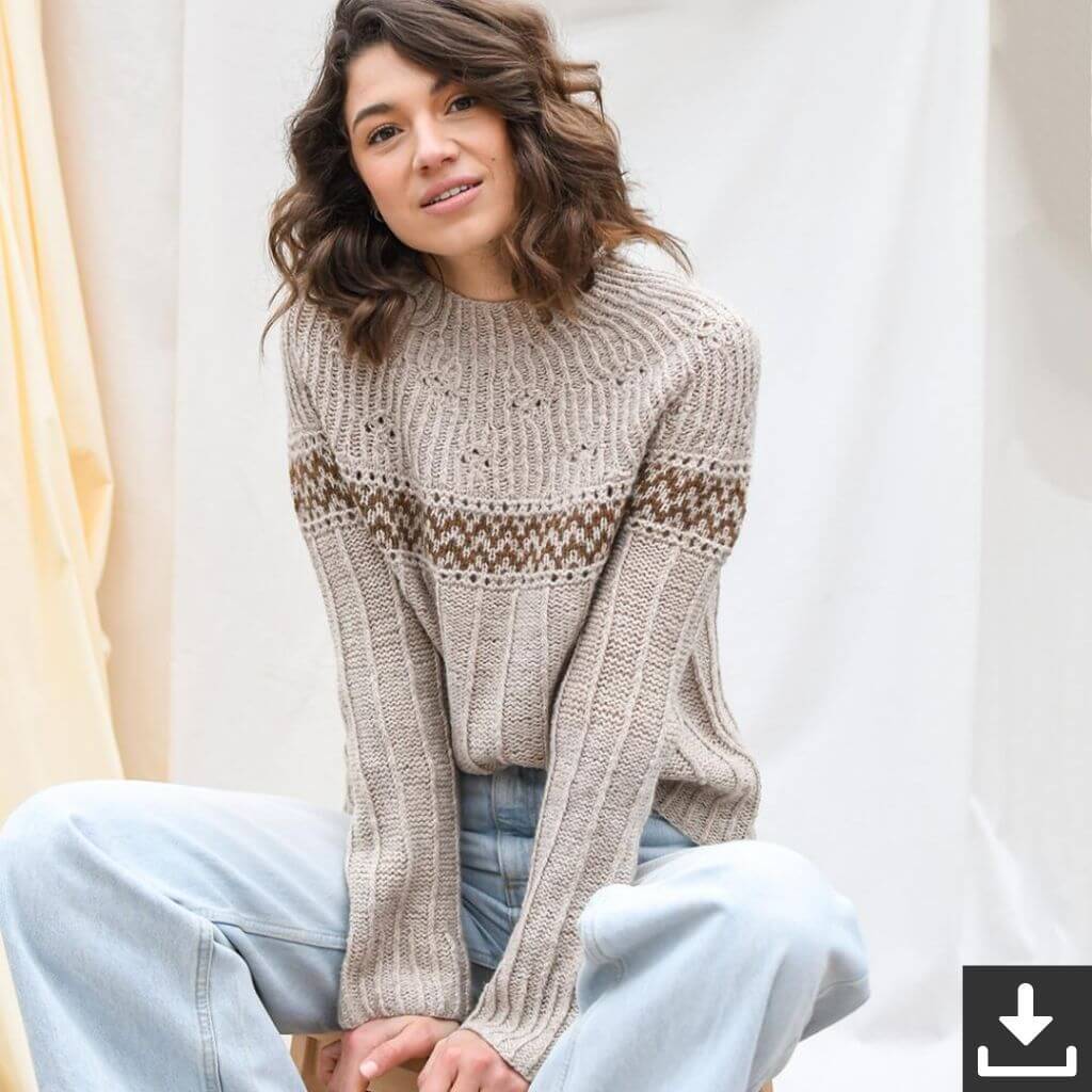 BC Garn Pullover Jonna Strickanleitung - BC Garn bei bei bei bei Lieblingsgarn