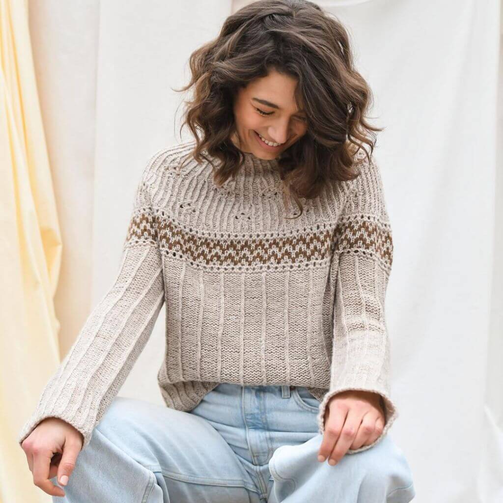 BC Garn Pullover Jonna Strickanleitung - BC Garn bei bei bei bei Lieblingsgarn