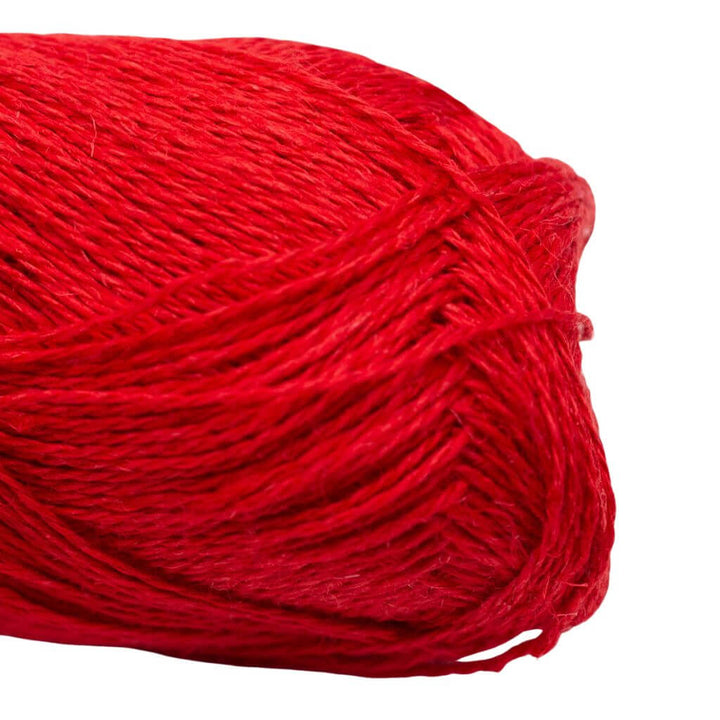 BC Garn Lino, Farbe 39 Kardinalsrot – Leinen bei Lieblingsgarn