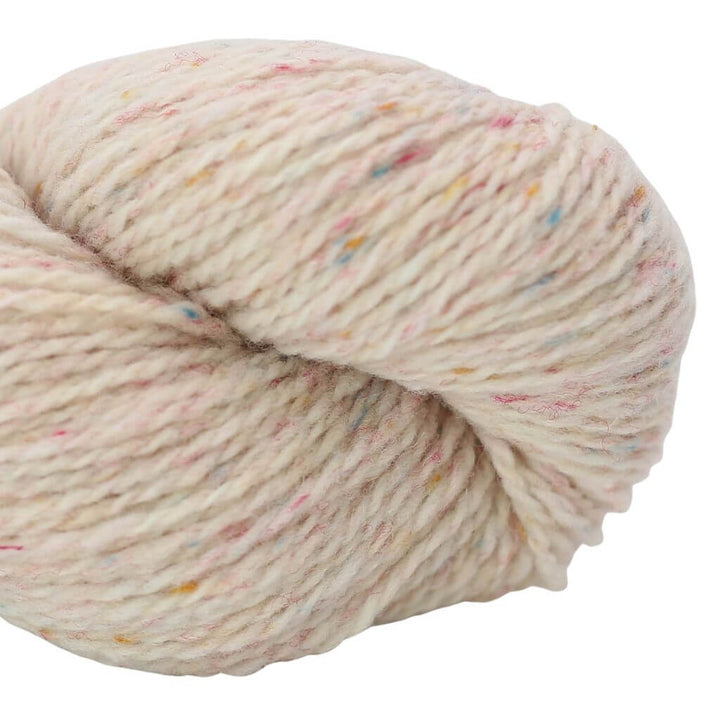 BC Garn Loch Lomond GOTS, Farbe 30 Weiß Konfetti – Schurwolle bei Lieblingsgarn