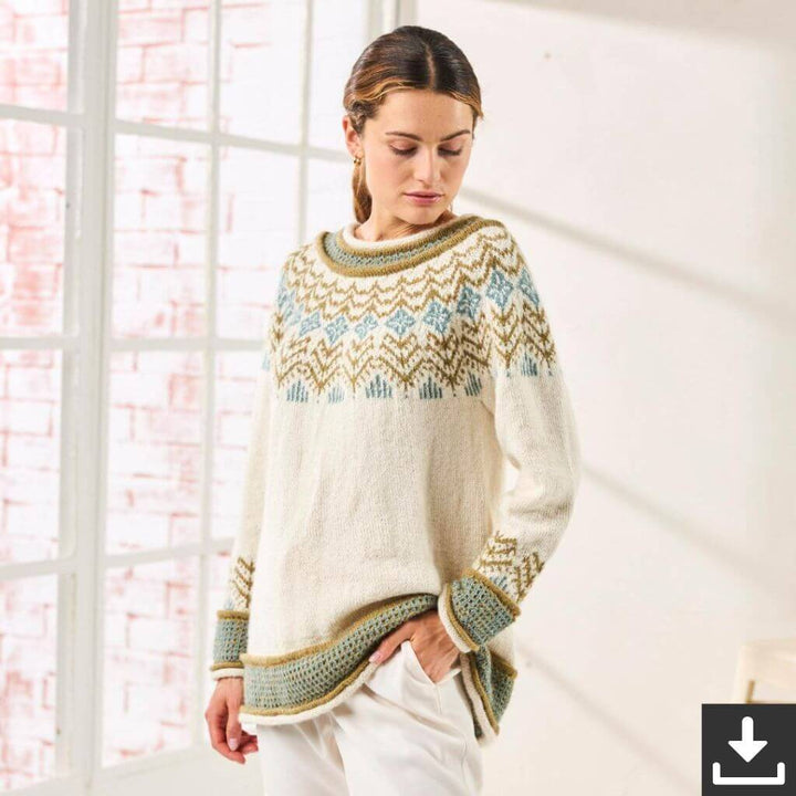 BC Garn Pullover Solveig Strickanleitung - BC Garn bei bei bei bei Lieblingsgarn