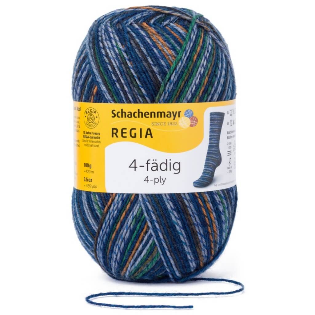 Schachenmayr Regia 4-Fädig Color, Farbe 3731 Beduine Color – Polyamid und Schurwolle bei Lieblingsgarn