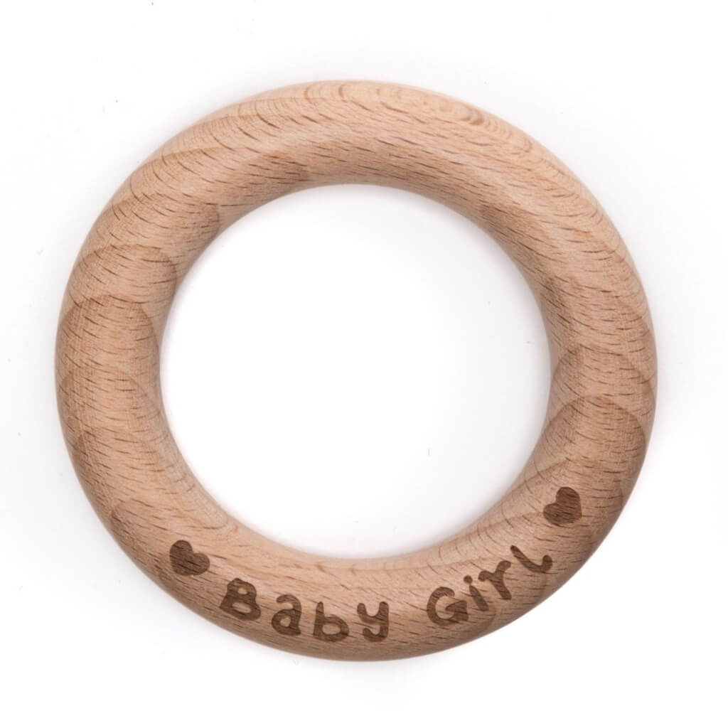 Durable Baby Beißring "Baby Girl" bei bei bei bei Lieblingsgarn