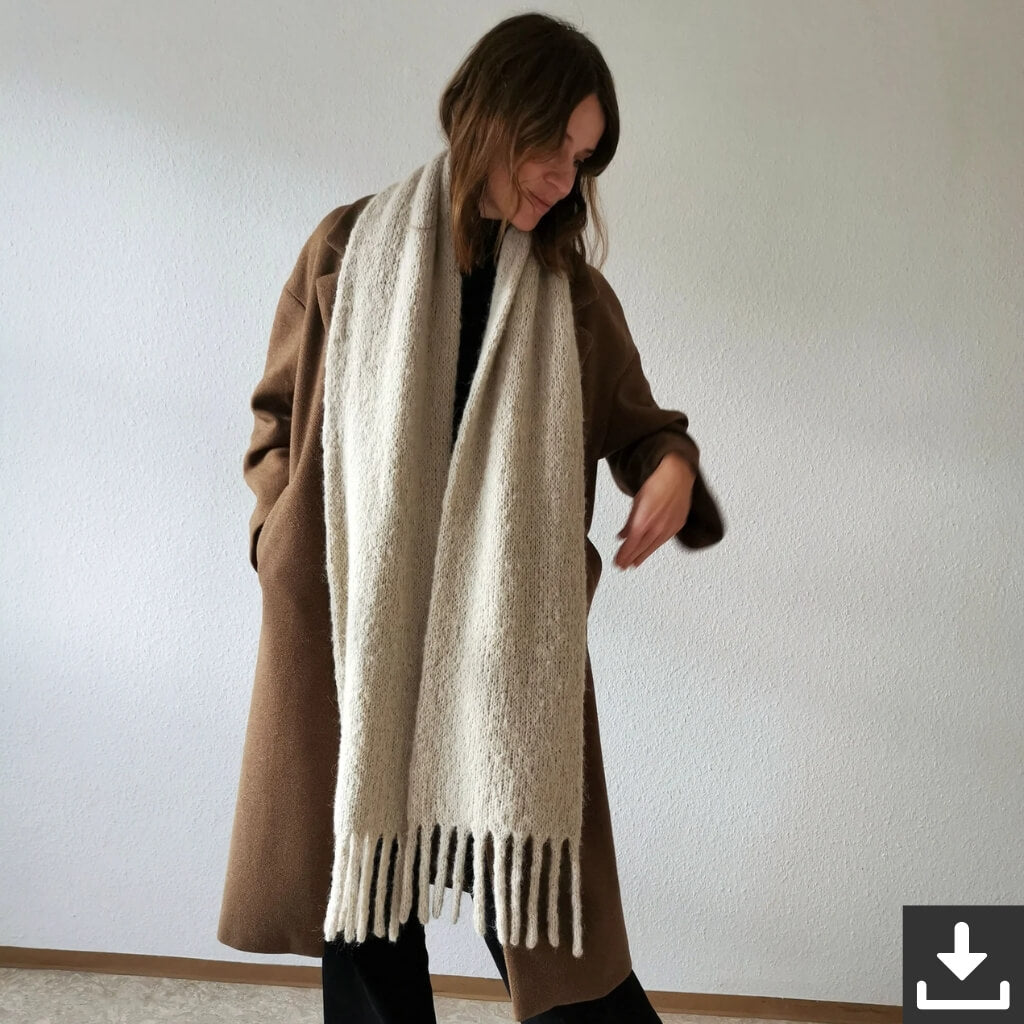Paulastrickt Berlin Scarf Strickanleitung - Paulastrickt (PDF) bei bei bei bei bei bei bei bei Lieblingsgarn