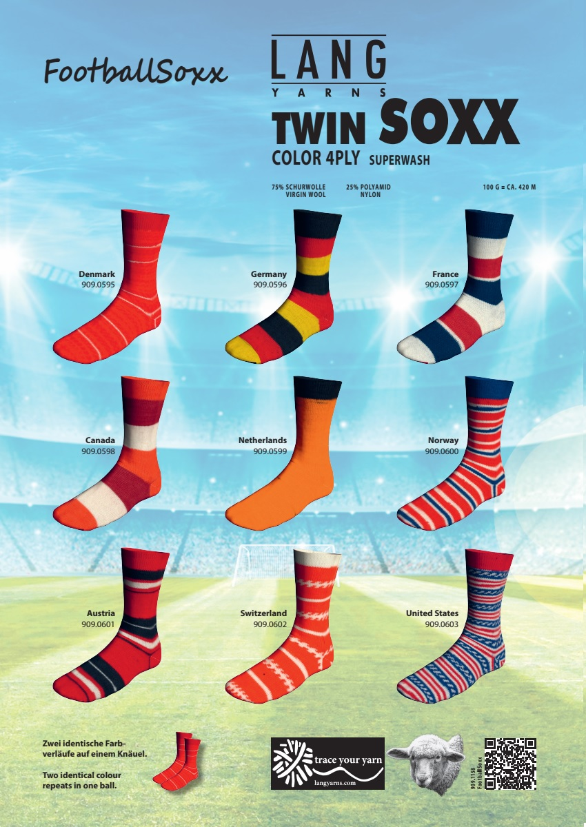 Lang Yarns Twin Soxx 4-Fach bei bei bei bei Lieblingsgarn