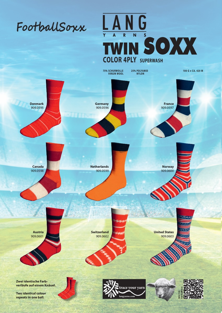 Lang Yarns Twin Soxx 4-Fach bei bei bei bei Lieblingsgarn