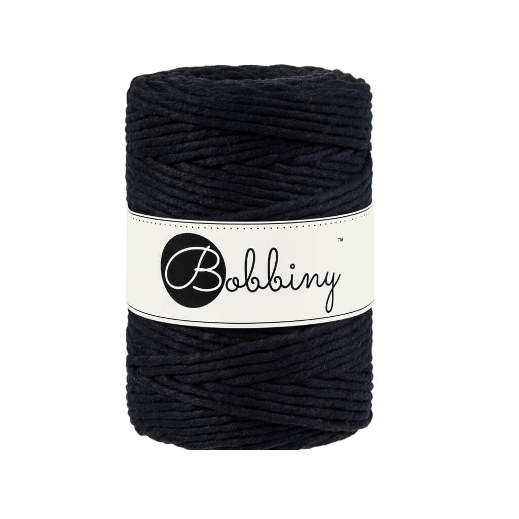 Bobbiny Black Bobbiny Makramee Garn 5 mm x 100 m Lieblingsgarn
