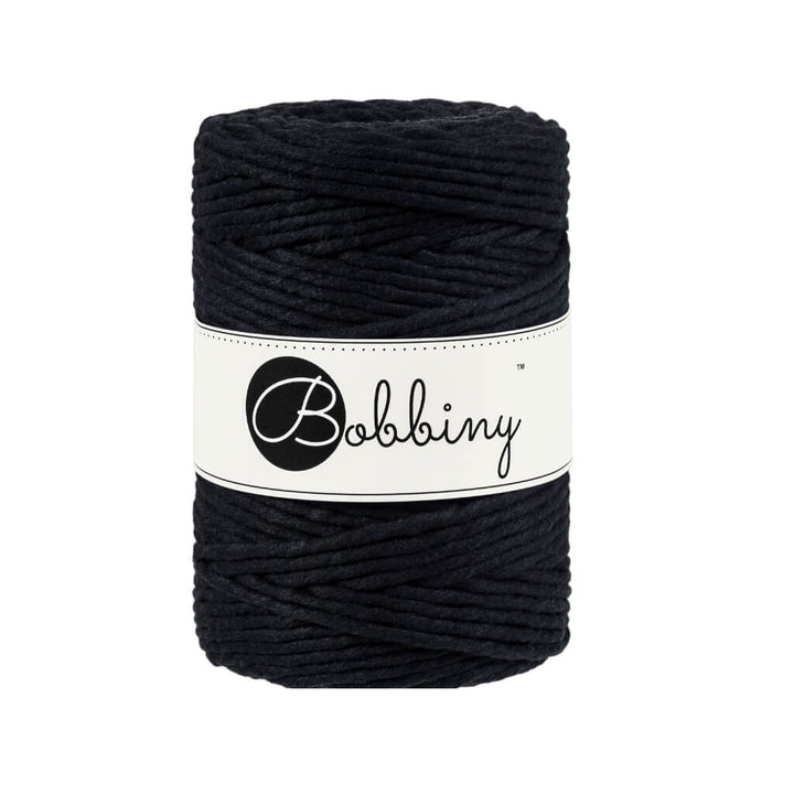 Bobbiny Black Bobbiny Makramee Garn 5 mm x 100 m Lieblingsgarn