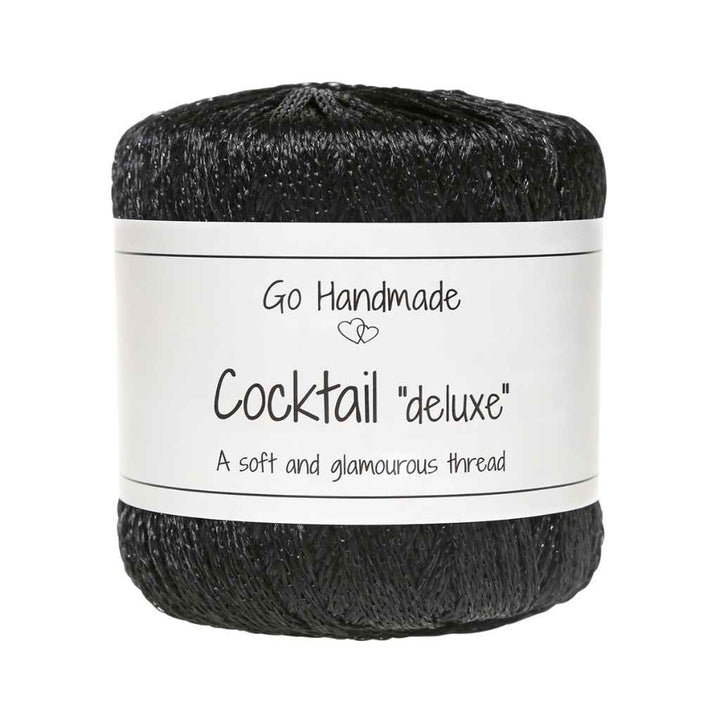 Go Handmade Yarn Cocktail "deluxe", Farbe Black – Synthetik bei Lieblingsgarn