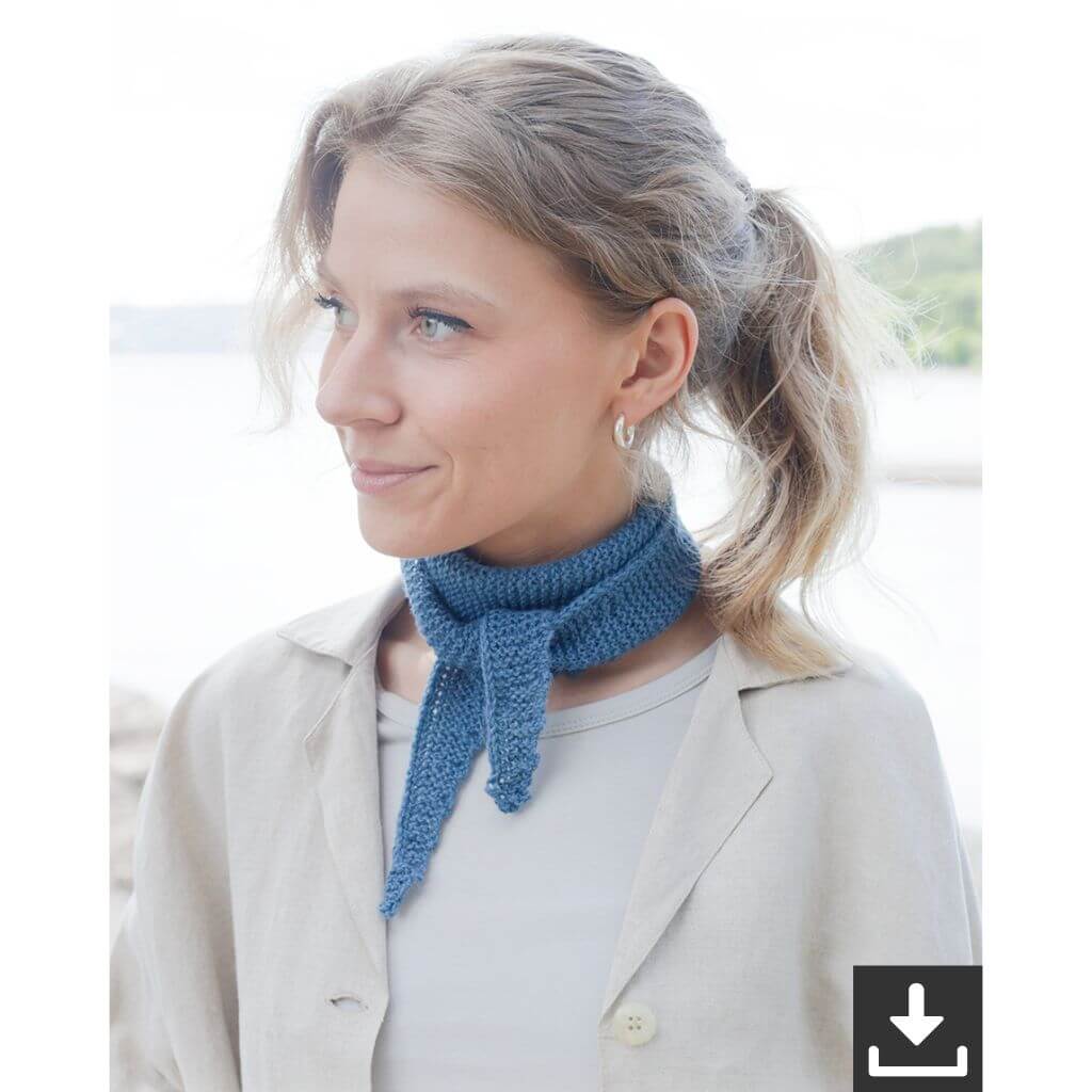 Drops Design Pattern Blueberry Hill Scarf Strickset - Drops (PDF) bei bei bei bei bei bei bei bei Lieblingsgarn